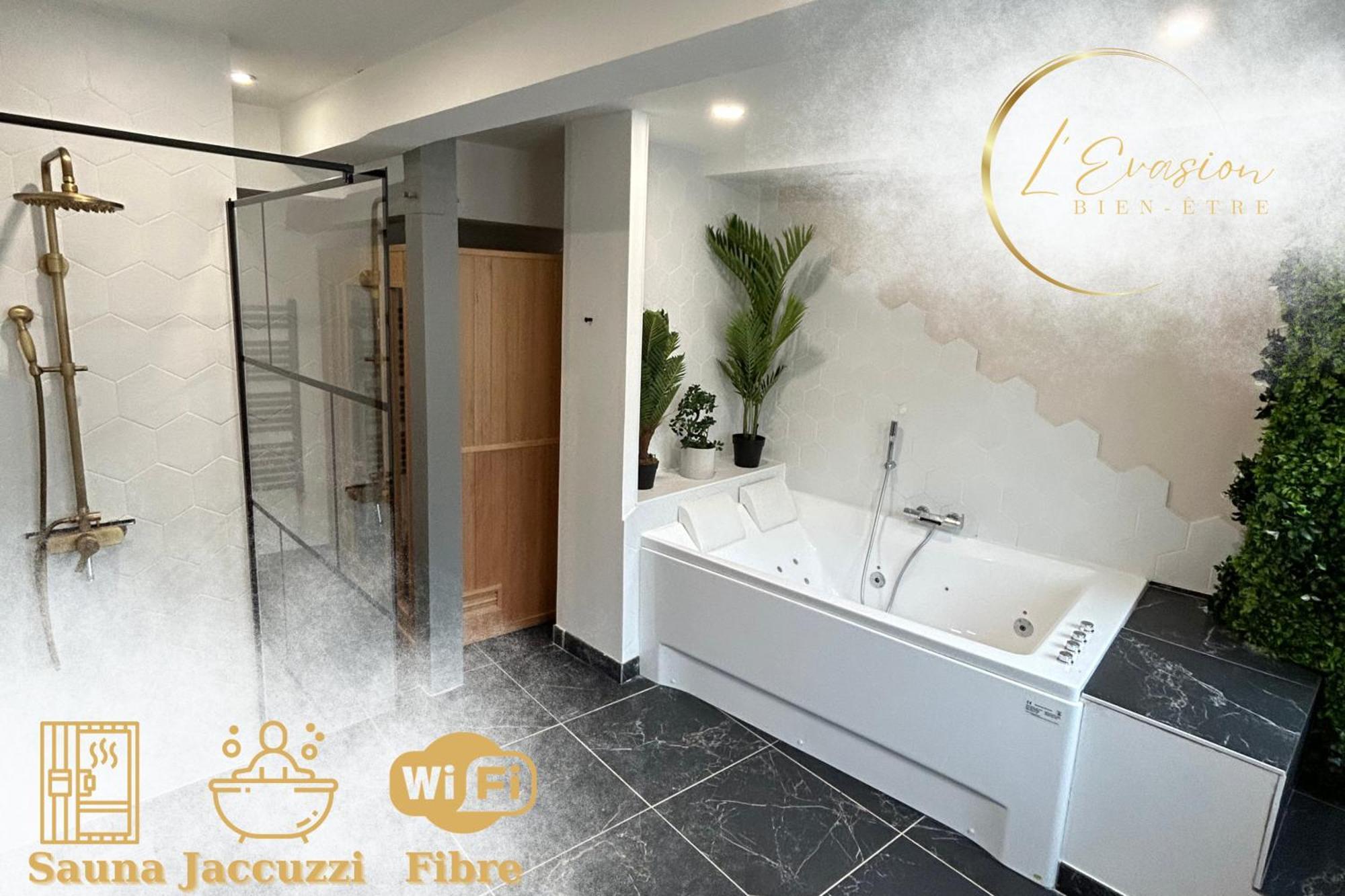 L'Evasion Amboise, Sauna Jacuzzi Esterno foto